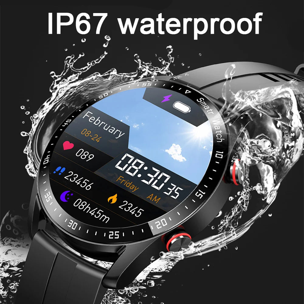 Outdoor Sports Smartwatch Men ECG+PPG Bluetooth Call HD Screen Sports Heart Rate Waterproof Smart Watch For Android IOS 2025 New