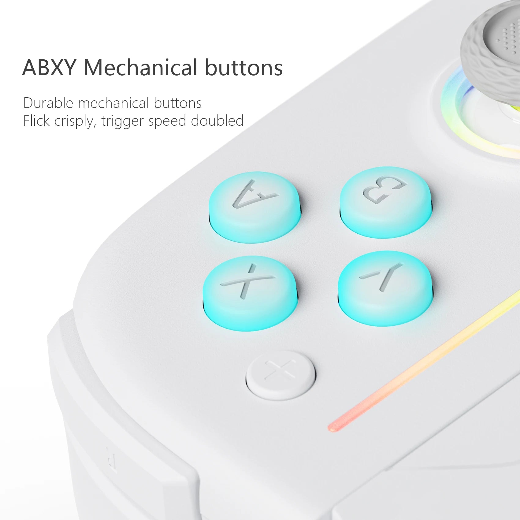 LinYuvo Wireless Switch Controller KS52 for Nintendo NS/OLED,Wireless Joypad Controller with Adjustable Vibration&Large Battery