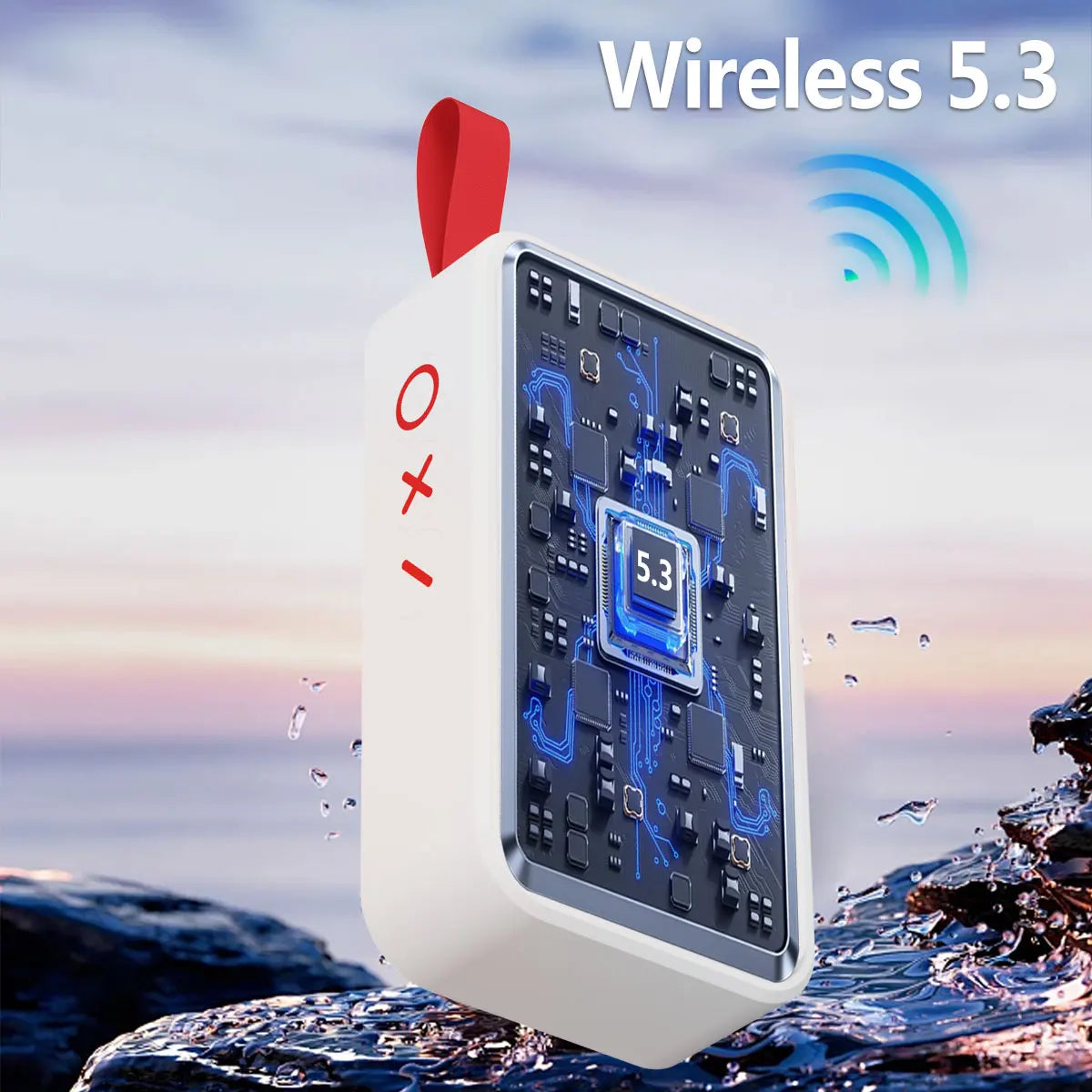 Outdoor Sports Audio Wireless Speaker Subwoofer ABS Support Bluetooth Call TWS Mode For Hiking Camping