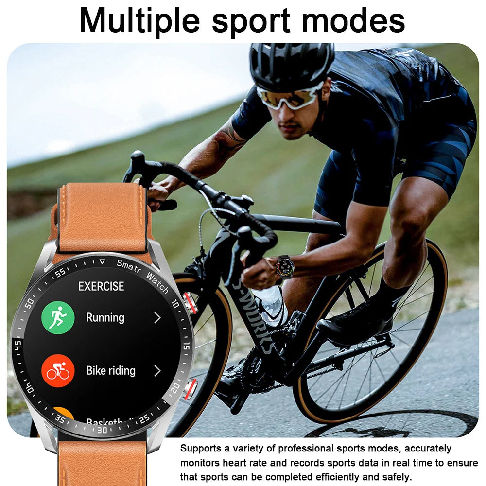 Outdoor Sports Smartwatch Men ECG+PPG Bluetooth Call HD Screen Sports Heart Rate Waterproof Smart Watch For Android IOS 2025 New