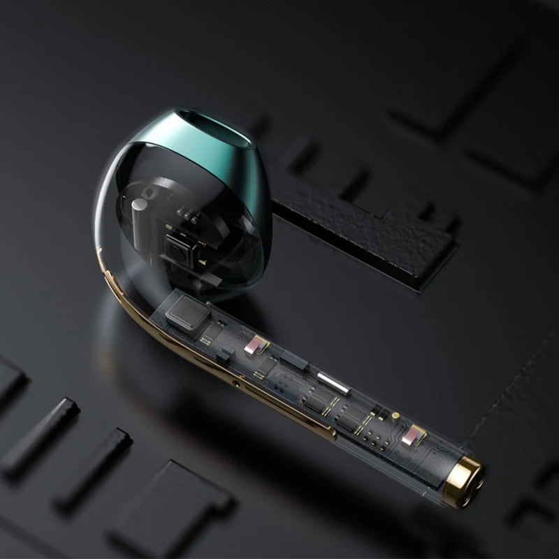 Wireless Earphone HiFI In-ear Stereo with Microphone Bluetooth Touch Waterproof Noise-cancelling Various Headphones