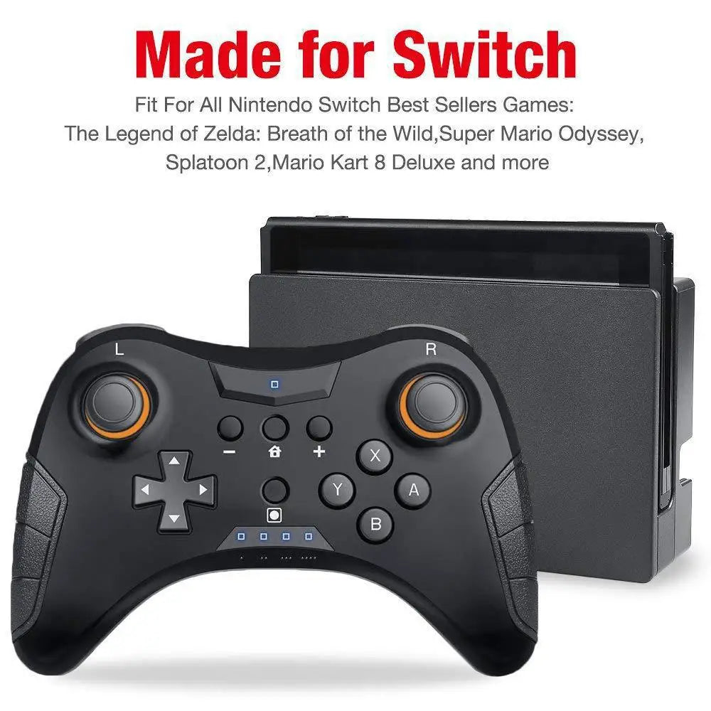 for NS Nintend Switch Pro Game Pad Wireless Bluetooth Controller Remote Gamepad for Console Joystick PC  Phone TV Box