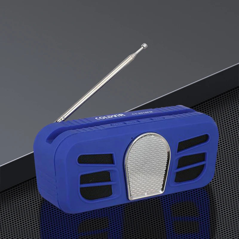 Portable Speaker Classic Car Styling Stereo Wireless Speaker With FM Radio Micro SD Card Slot  AUX For Outdoor