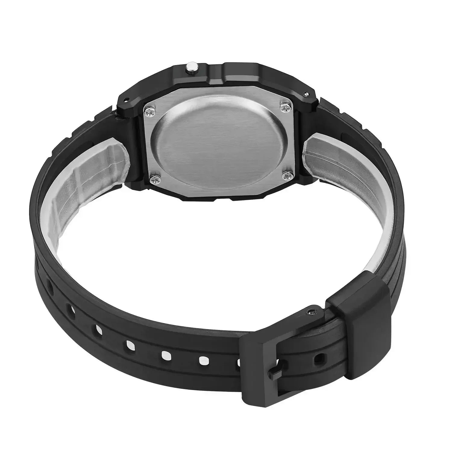 Men's Sports-Casual Minimalist Square LED Watch: Digital Display Design, Perfect for Daily Wear & Students