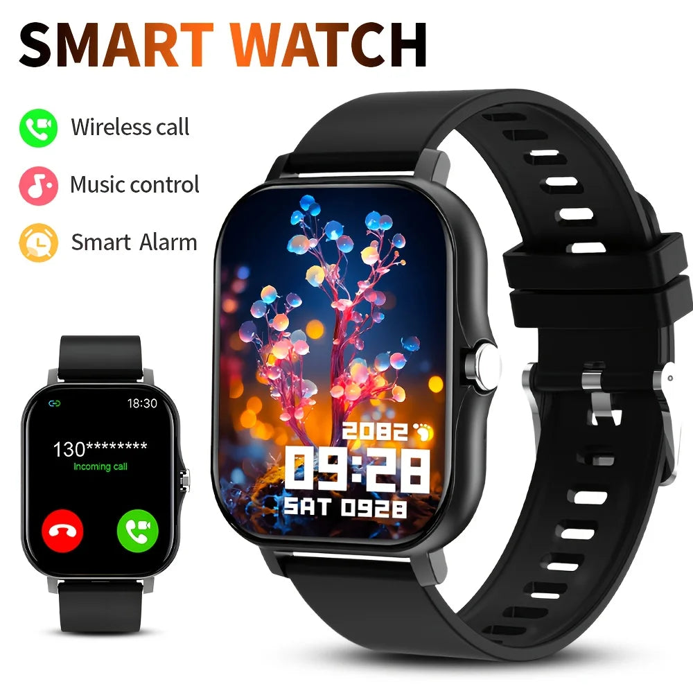 LAXASFIT 2025 New Smart Watch Bluetooth Call Message Reminder Man Woman Gift Full Touch Screen Sports Fitness Smart Watch