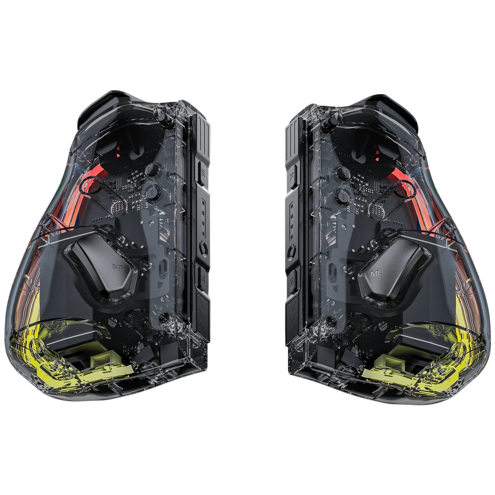 Transparent Style Wireless Gamepad for Switch/OLED with Dual-Motor Vibration,Macro Keys.Controller for Switch Lite