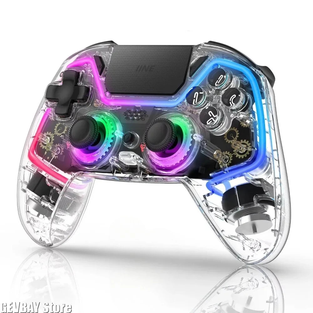 IINE Bastet Wireless Controller Compatible with PS4/Switch/PC/Android/IOS Hall Effect Joystick & Trigger with Touch Pad