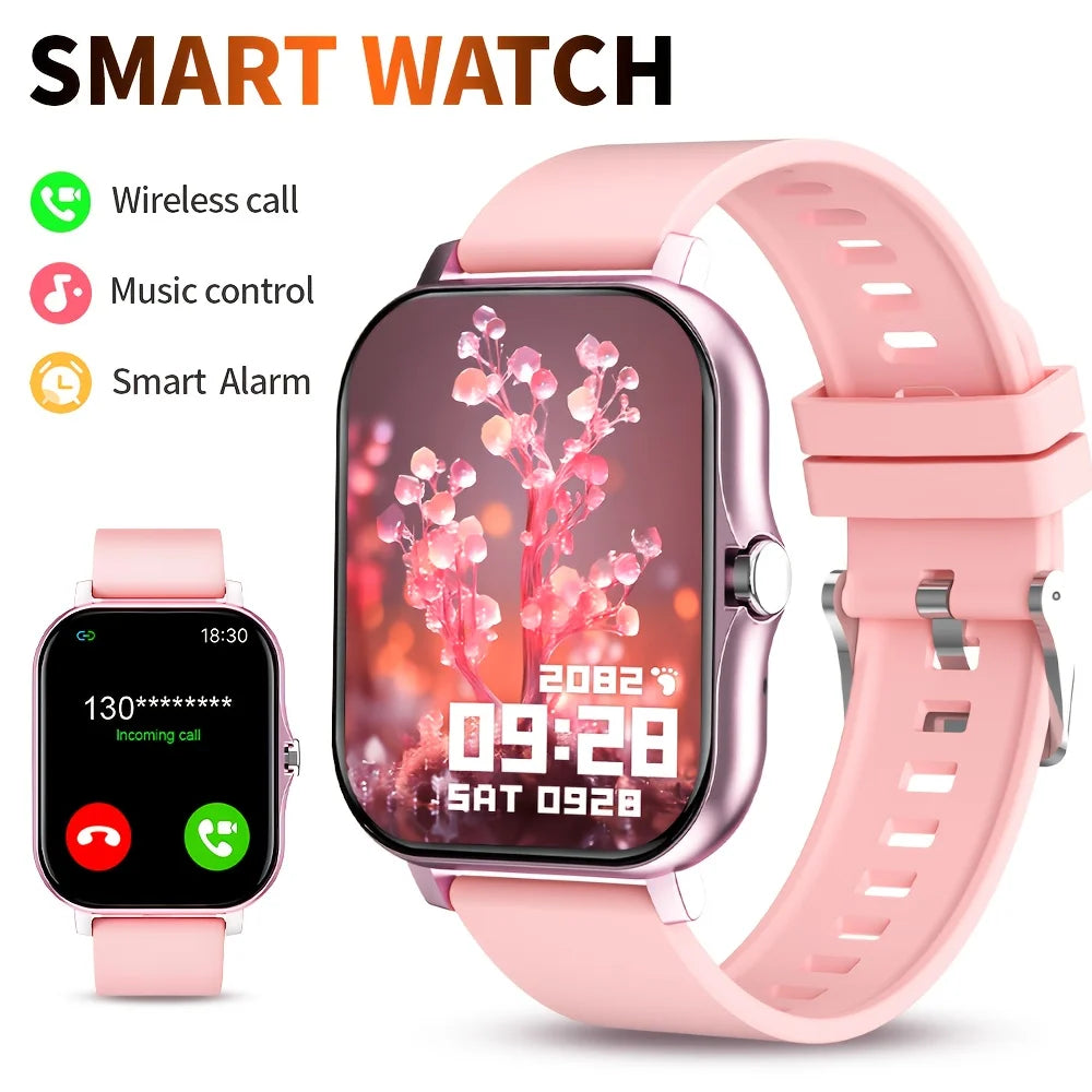 LAXASFIT 2025 New Smart Watch Bluetooth Call Message Reminder Man Woman Gift Full Touch Screen Sports Fitness Smart Watch