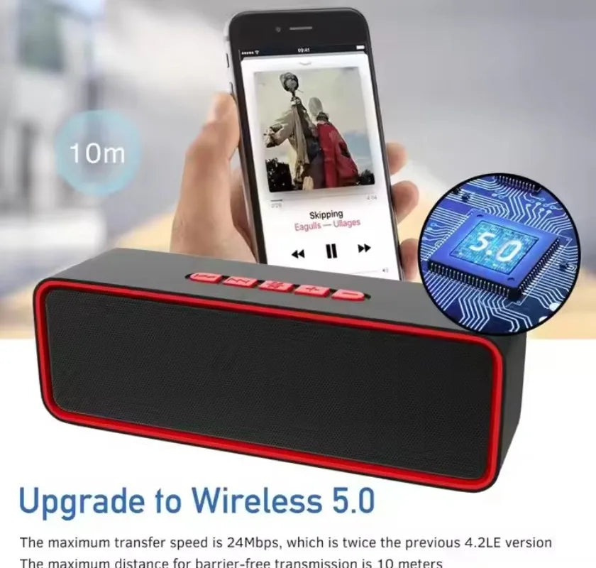 Home Audio Computer Subwoofer Portable Car Radio Outdoor Large Capacity Mobile Phone Wireless Bluetooth Speaker