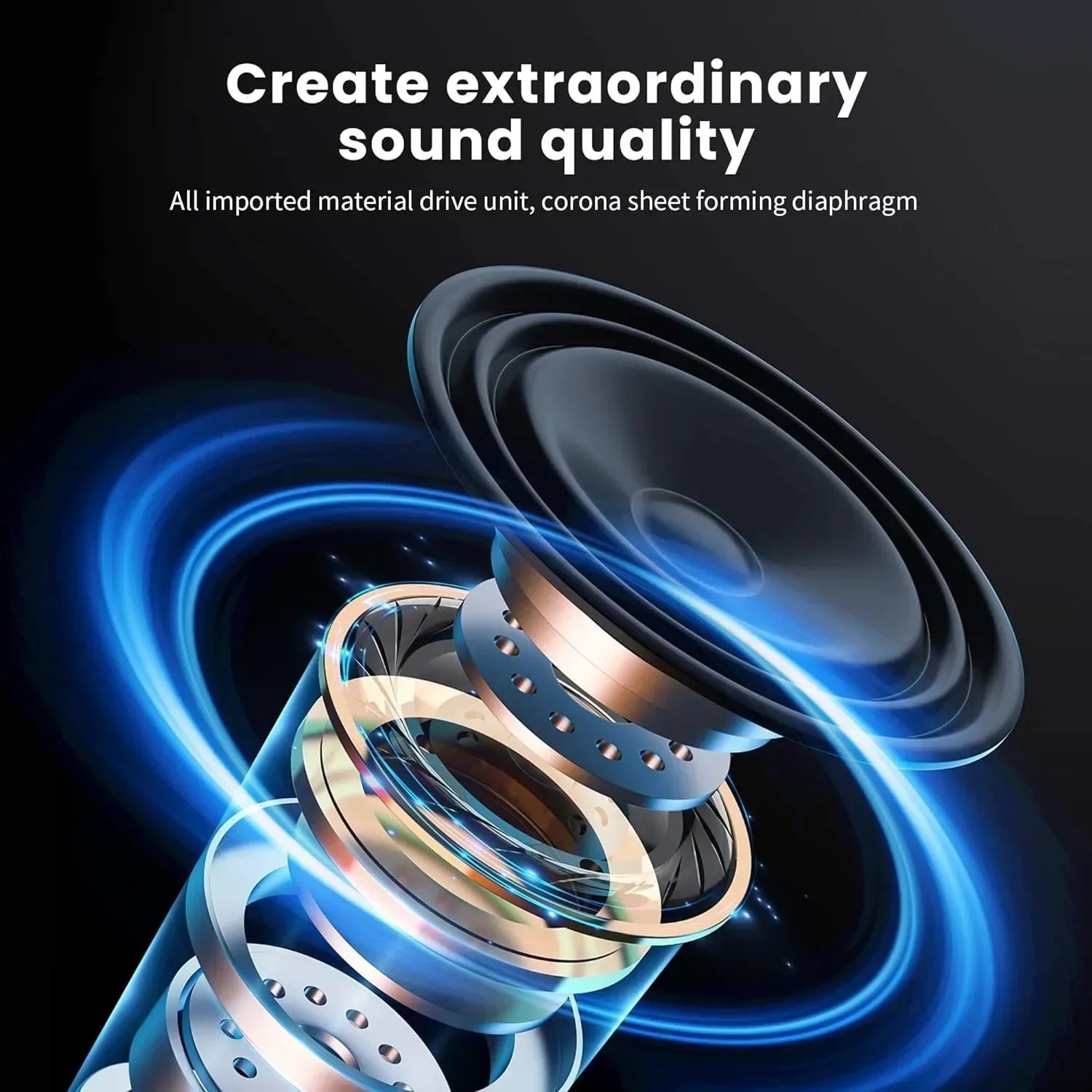 Hot Wireless Headsets Over Ear Hifi Stereo Bluetooth Headphones  True Sports Earphones TF AUX Music Player with HD Mic Gifts