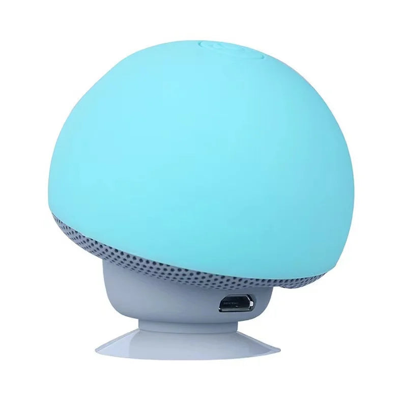 Halloween Bluetooth Speaker Portable Outdoor Stereo Subwoofer Mini Small Mushroom Wireless Speaker Sucker Phone Bracke