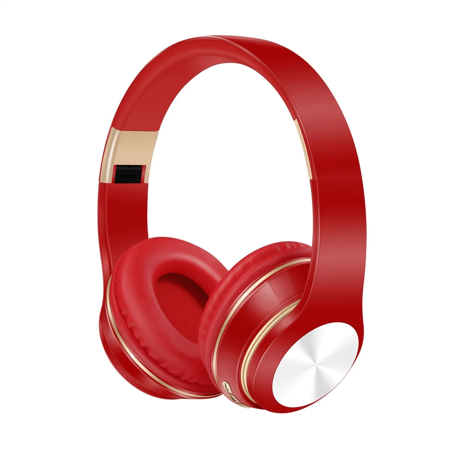 Bluetooth Earphones Over-ear Foldable Computer Wireless Headphones with Mic Noise Cancellation HIFI Stereo Gaming Headset