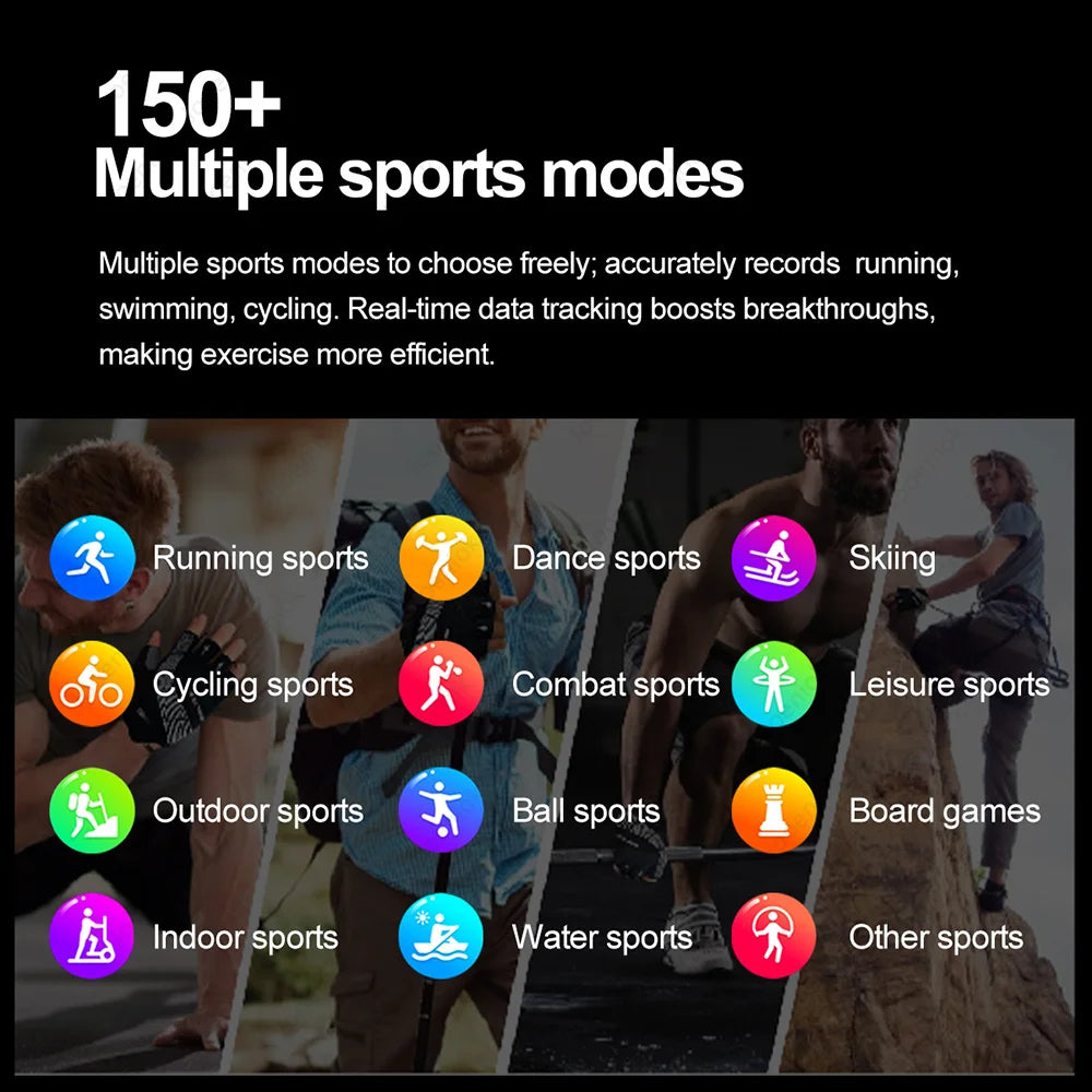 2025 New Upgrad Watch 4 Pro GPS Tacking Smart Watch Men Bluetooth Call 1.53 INCH Sports Bracelet IP68 Waterproof Smartwatches