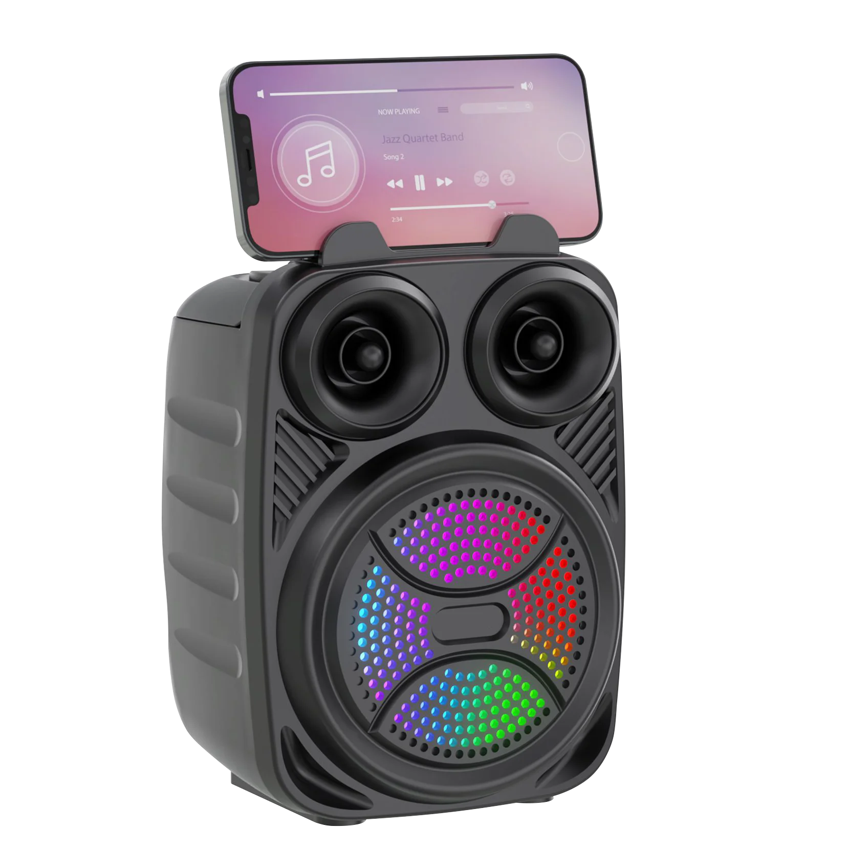 500mAh Bluetooth speaker Sound box high power bluetooth speakers TF Udisk karaoke handheld sound subwoofers for dancing