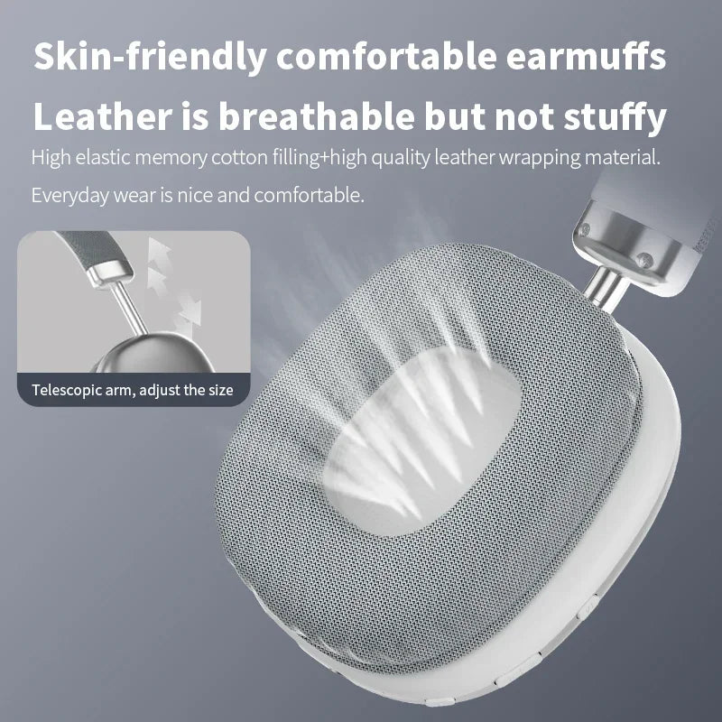 2025 NEW Air Max Bluetooth Headphones Earphone Over ear Wireless Headsets stereo surround gaming For Apple Iphone Xiaomi Phone