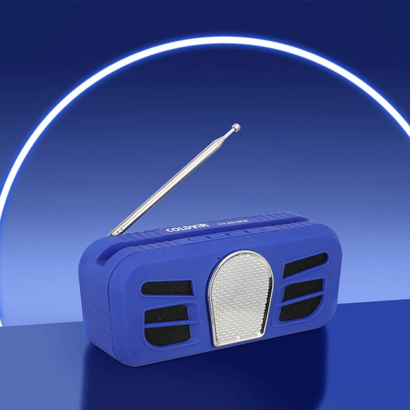 Portable Speaker Classic Car Styling Stereo Wireless Speaker With FM Radio Micro SD Card Slot  AUX For Outdoor