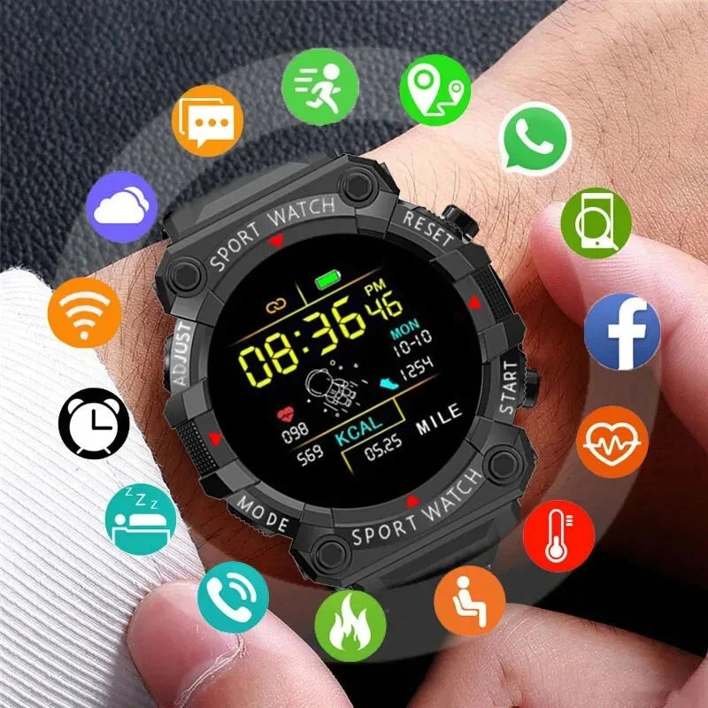 New Smart watch Men Women Heart Rate Blood Pressure Monitoring Bluetooth Smartwatch Fitness Tracker Watch Sport For Android Ios