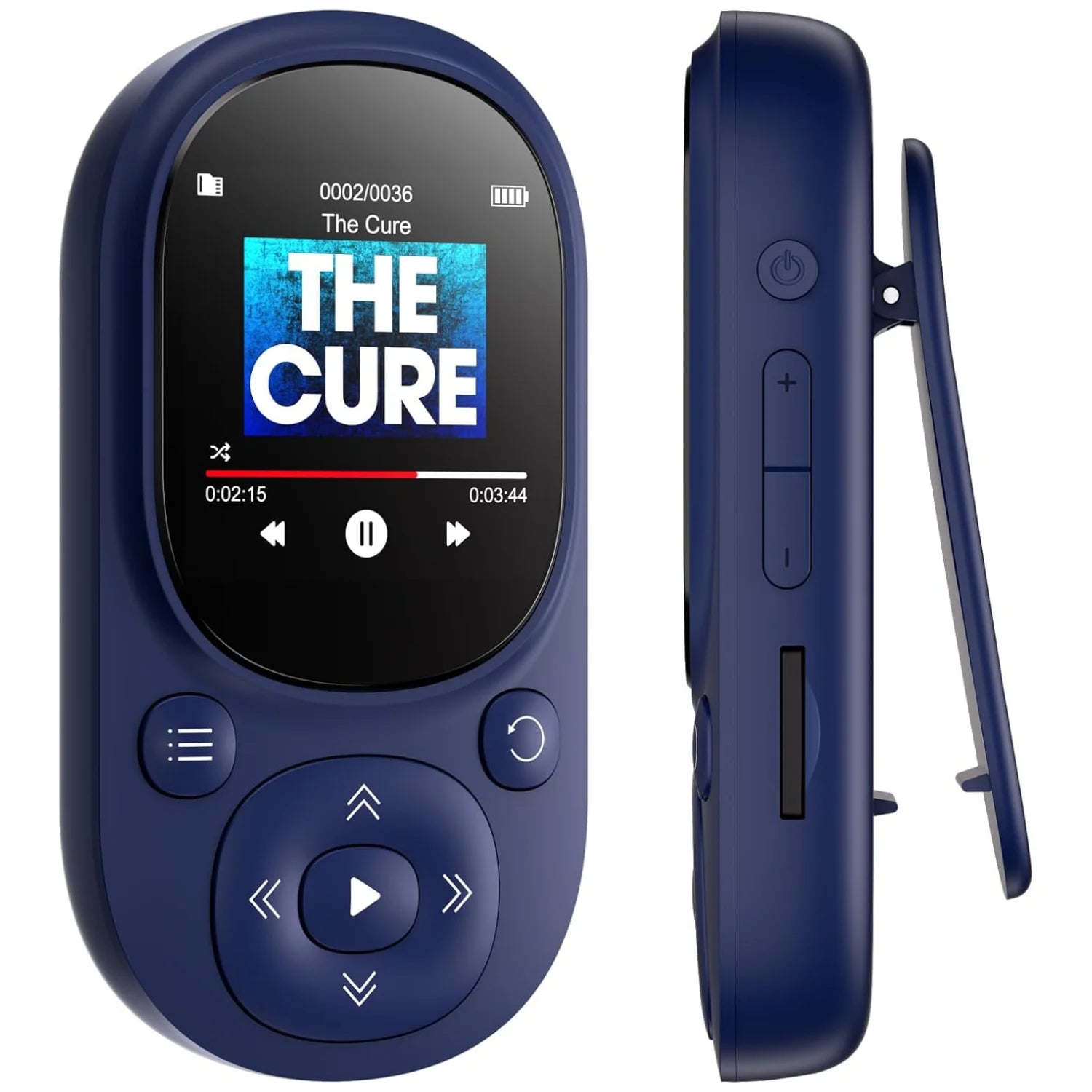 MECHEN Children's Music Player 32GB Clip MP3 Player Bluetooth 5.3,  with Pedometer Support up to 128GB