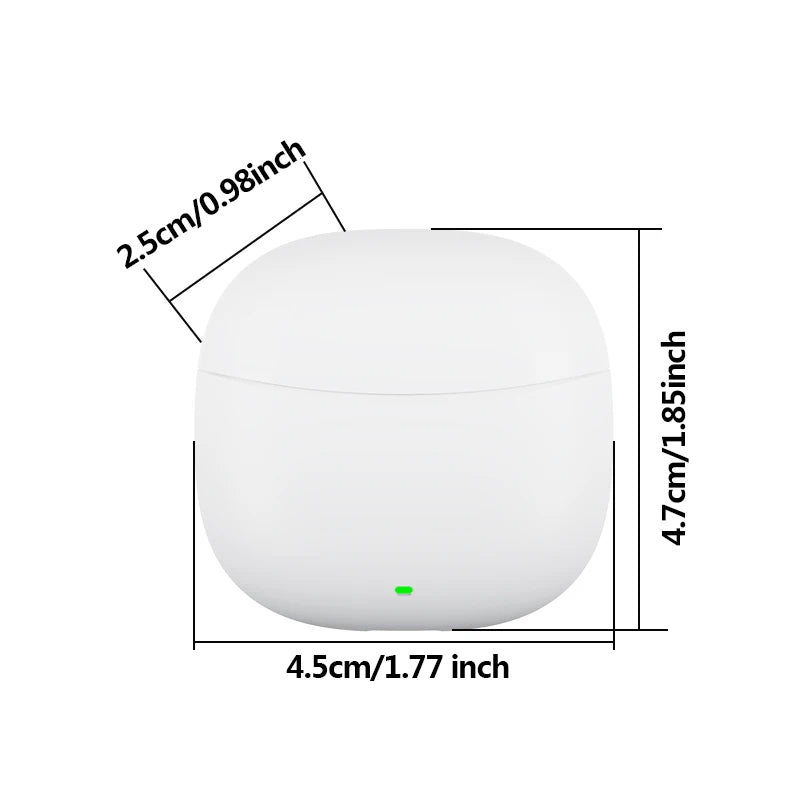 TWS 5.3 True Wireless Stereo Earphones HD Music Sound Earbuds Built in Microphone 24-hour Battery Life Lightweight Designed