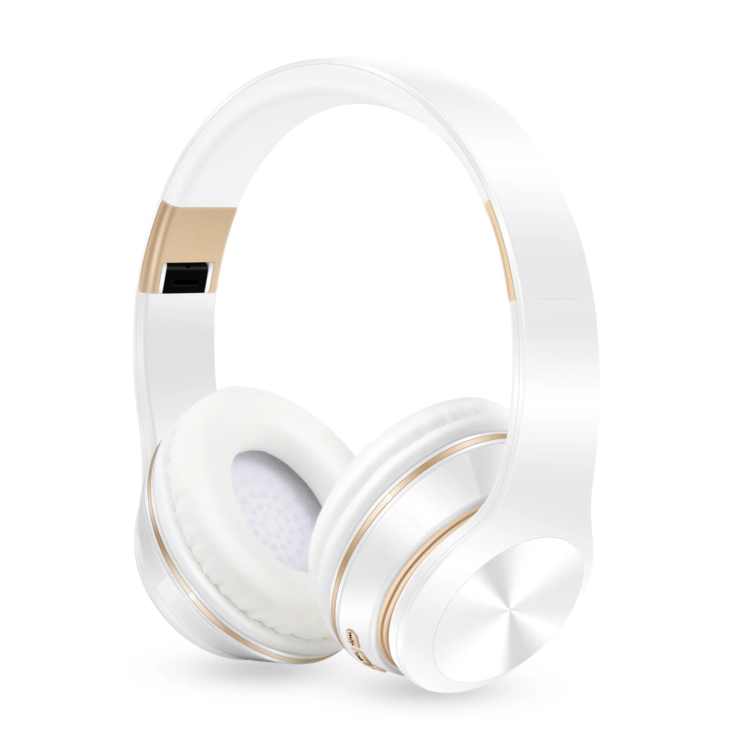 Bluetooth Earphones Over-ear Foldable Computer Wireless Headphones with Mic Noise Cancellation HIFI Stereo Gaming Headset