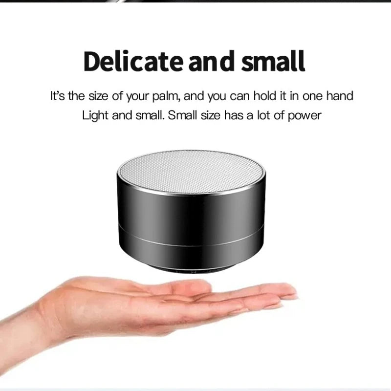 A10 Outdoor Subwoofer Mini Portable Speaker FM Radio Music Speaker Aluminum Alloy Wireless Speaker