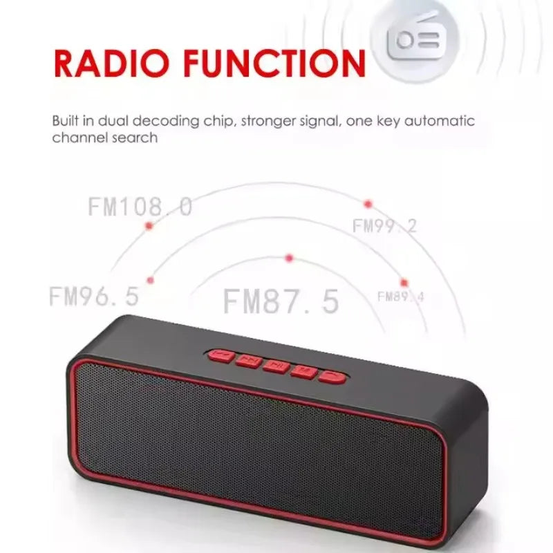 Home Audio Computer Subwoofer Portable Car Radio Outdoor Large Capacity Mobile Phone Wireless Bluetooth Speaker