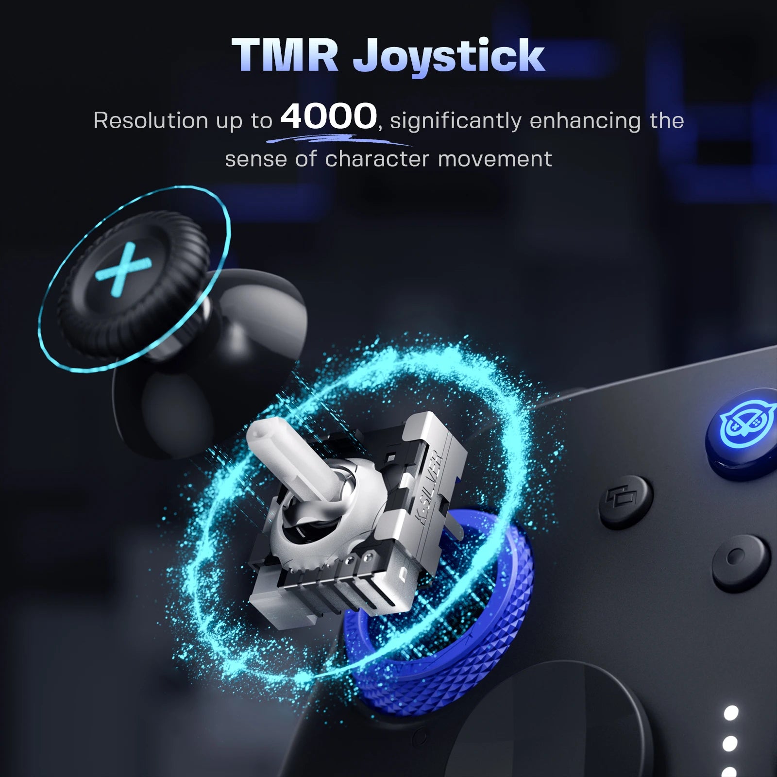 NYXI Imperial Wireless PC Controller - Ergonomic Design USB Gaming Controller for PC Games Switch Character switching